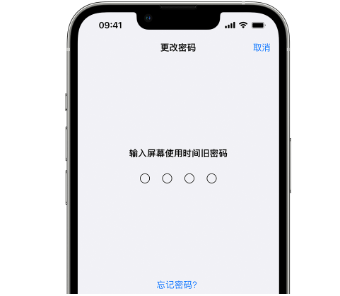 排浦镇iPhone屏幕维修分享iPhone屏幕使用时间密码忘记了怎么办 