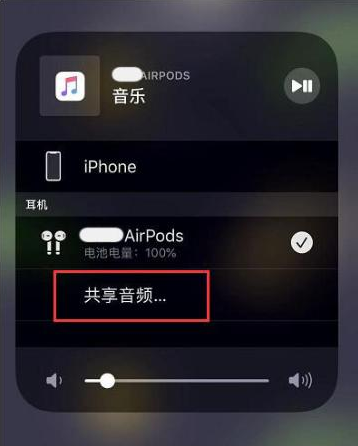 排浦镇苹果14音频维修点分享iPhone14音频共享设置方法 