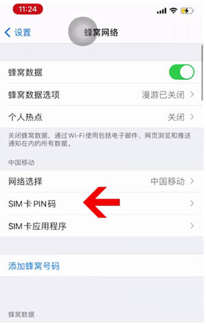 排浦镇苹果14维修网分享如何给iPhone14的SIM卡设置密码 