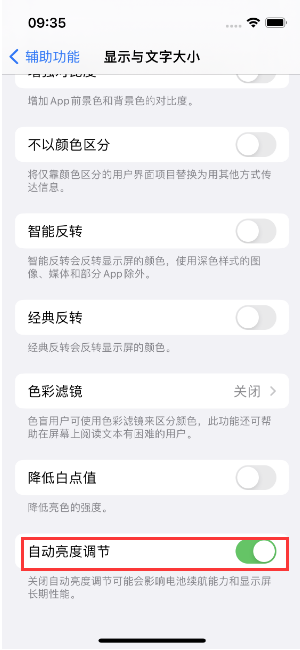 排浦镇苹果15维修店分享iPhone 15 Pro系列屏幕亮度 