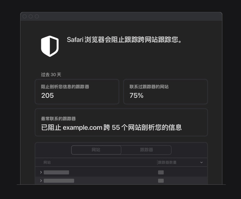 排浦镇苹果手机维修分享如何在 Safari 浏览器中查看和打开隐私报告 
